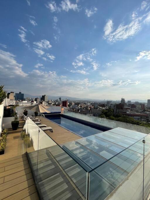 Depto Con Alberca Zona Condesa Appartement Mexico-stad Buitenkant foto